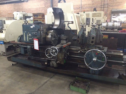 6" HOLE WARNER & SWASEY ... TURRET LATHE 6" SPINDLE HOLE